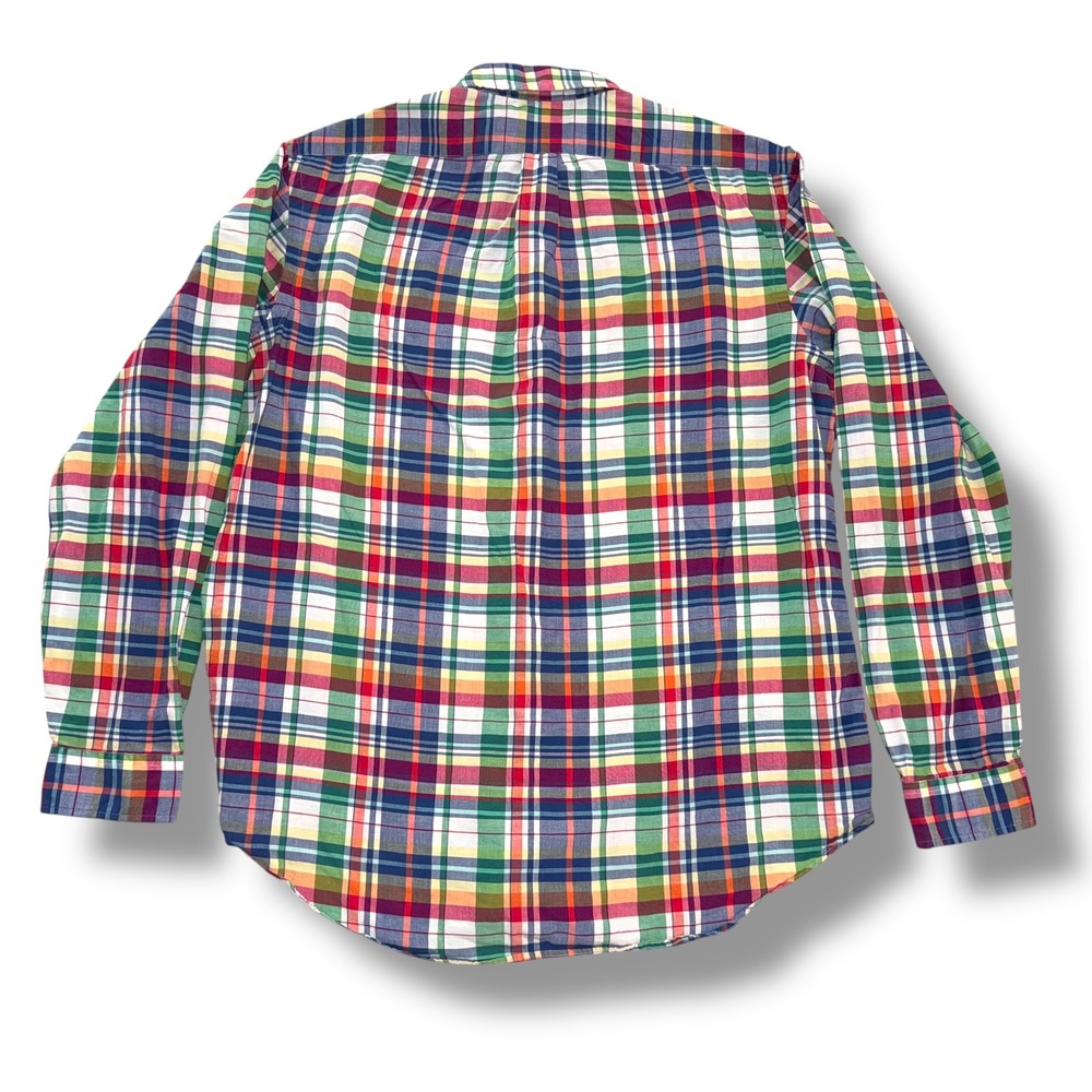 Ralph Lauren Men's XL Authentic Indian Madras Plaid Button Down Shirt - Picture 5 of 8